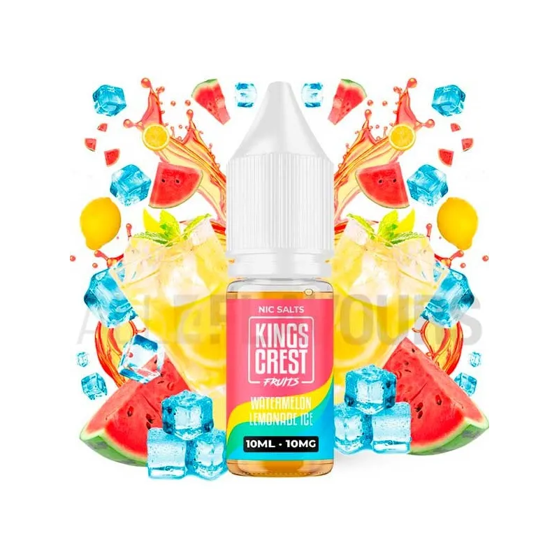 Sales nicotina Watermelon Lemonade Ice 10 ml 10/20 mg Kings Crest sabor limonada con sandía y efecto frío Sales nicotina Watermelon Lemonade Ice 10 ml 10/20 mg Kings Crest sabor limonada con sandía y efecto frío