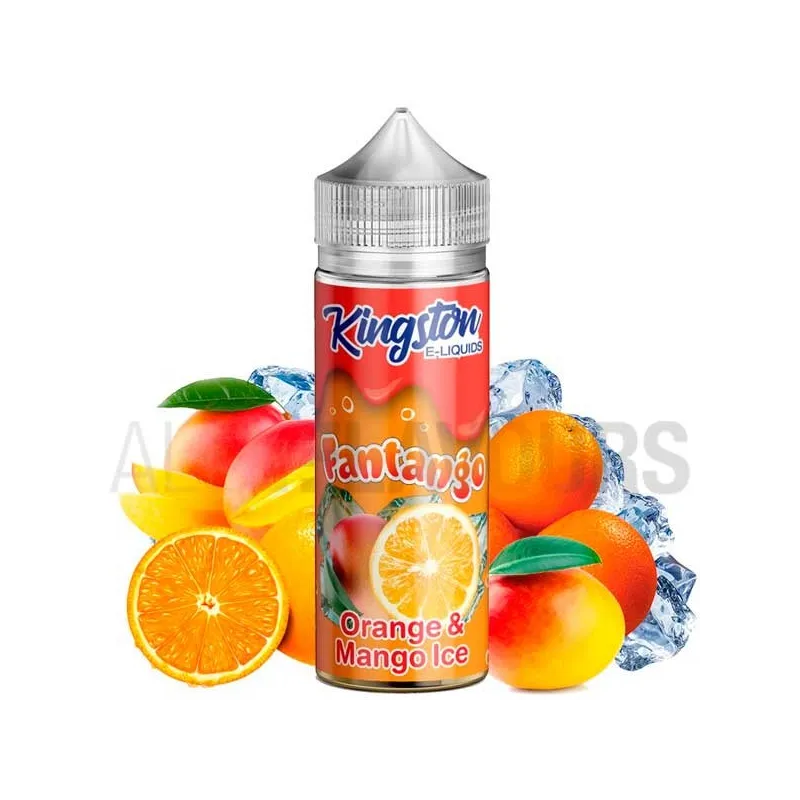 Líquido vapeo sin nicotina Orange Mango fantango Ice 100 ml Kingston con sabor a naranjada Líquido vapeo sin nicotina Orange Mango fantango Ice 100 ml Kingston con sabor a naranjada