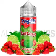 Líquido vapeo sin nicotina Strawberry lime 100 ml Kingston Eliquid sabor a fresas y kiwi