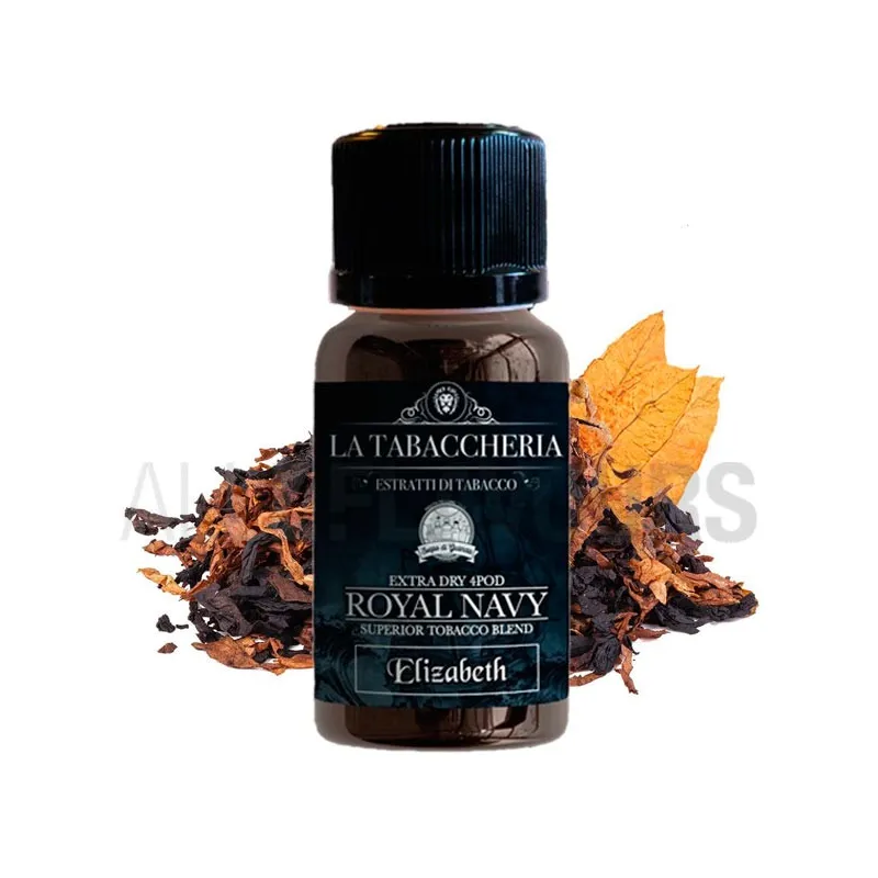 Extracto tabaco orgánico Elizabeth Navy Extra Dry 4Pod White 20 ml La Tabaccheria Extracto tabaco orgánico Elizabeth Navy Extra Dry 4Pod White 20 ml La Tabaccheria