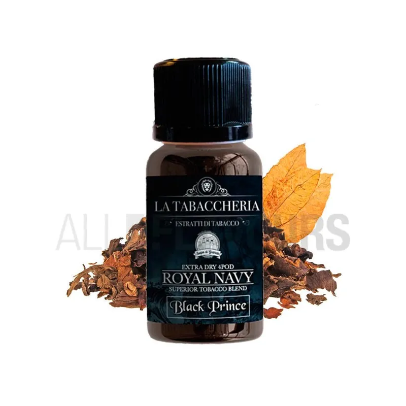 Extracto orgánico tabaco de La Tabaccheria Black Prince Royal Navy Extra Dry 4Pod 20 ml Extracto orgánico tabaco de La Tabaccheria Black Prince Royal Navy Extra Dry 4Pod 20 ml