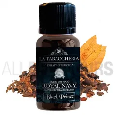 Extracto orgánico tabaco de La Tabaccheria Black Prince Royal Navy Extra Dry 4Pod 20 ml