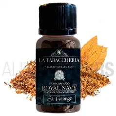 Extracto orgánico tabaco de La Tabaccheria St. George Royal Navy Extra Dry 4Pod White 20 ml