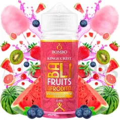 Líquido vaper sin nicotina WKS Afrodita 1100 ml Kings Crest & Bombo con sabor frutal fresco