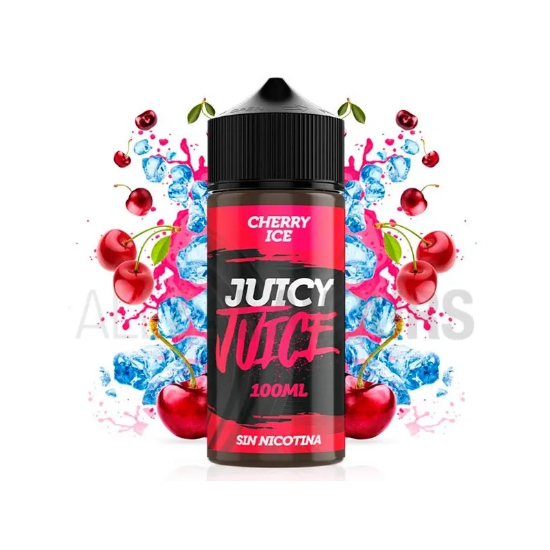 líquido de vapeo sin nicotina Cherry Ice 100 ml Juice Juice con sabor a cerezas frescas líquido de vapeo sin nicotina Cherry Ice 100 ml Juice Juice con sabor a cerezas frescas