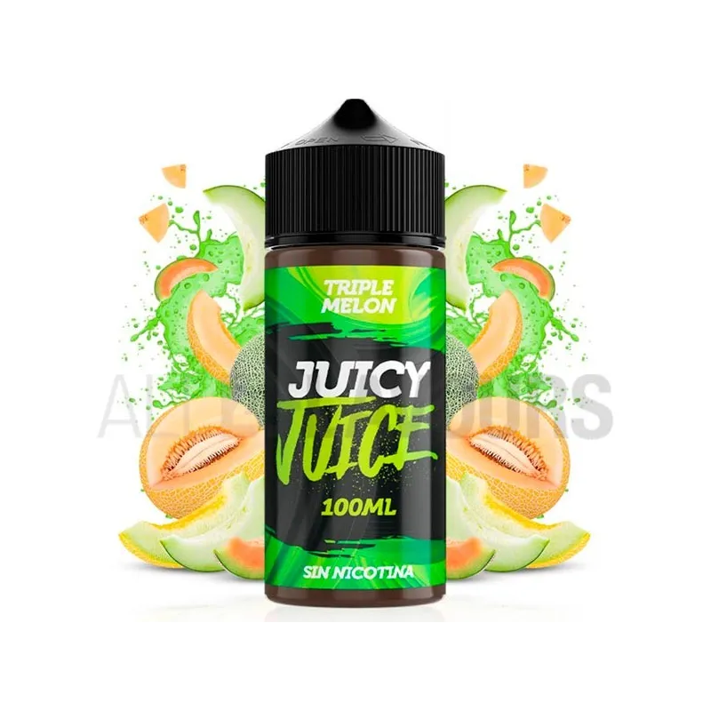 líquido de vapeo sin nicotina Triple Melon 100 ml Juice Juice con sabor a melón dulce líquido de vapeo sin nicotina Triple Melon 100 ml Juice Juice con sabor a melón dulce