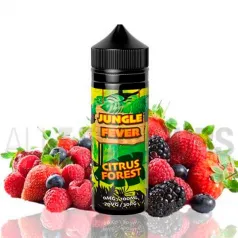 líquido de vapeo sin nicotina Citrus Forest 100 ml Jungle Fever con sabor a frutos del bosque