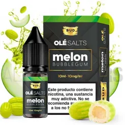 Melon Bubblegum 10 ml 10/20 mg Ole Salts Bud Vape