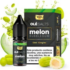 Líquido vaper sales nicotina Melon Bubblegum 10 ml 10/20 mg Ole Salts Bad Vape con sabor a chicle de melón