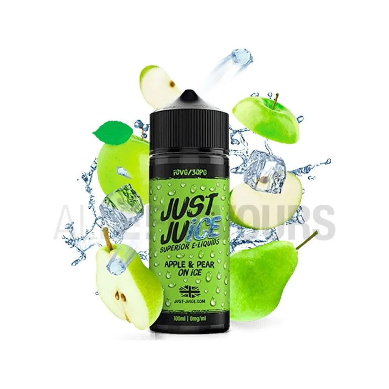 Líquido vaper 50 ml apple pear ice juice sin nicotina sabor pera y manzana frío Líquido vaper 50 ml apple pear ice juice sin nicotina sabor pera y manzana frío