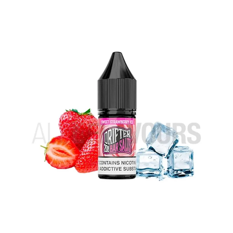 Sales nicotina Strawberry Ice Drifter Bar Salts 10 ml con sabor a fresas frescas Sales nicotina Strawberry Ice Drifter Bar Salts 10 ml con sabor a fresas frescas