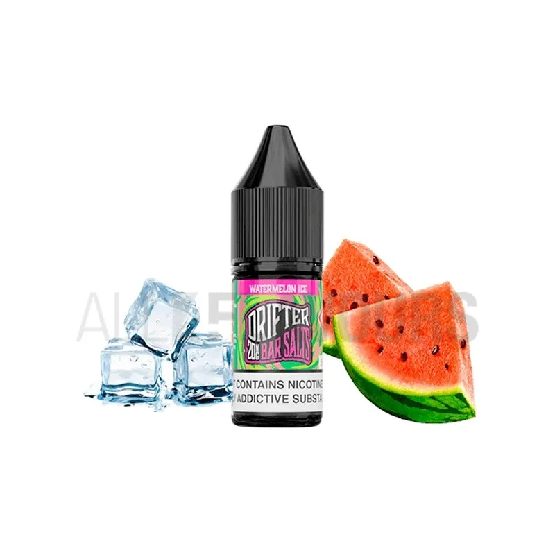 Sales nicotina Watermelon Ice Drifter Bar Salts 10 ml con sabor a sandía fresca Sales nicotina Watermelon Ice Drifter Bar Salts 10 ml con sabor a sandía fresca