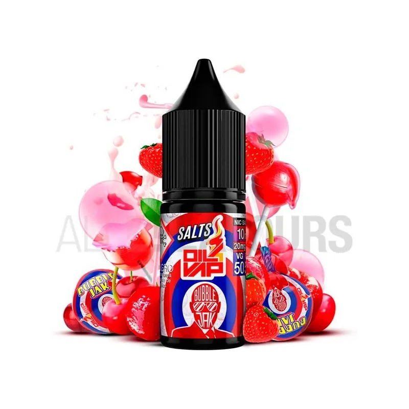 Líquido sales de nicotina Bubble Jack 10 ml 10/20 mg Oil4vap sabor a caramelo Líquido sales de nicotina Bubble Jack 10 ml 10/20 mg Oil4vap sabor a caramelo
