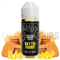 Líquido vaper sin nicotina con sabor a galletas de mantequilla Cookie Butter 100 ml Sad Boy