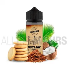 Líquido vaper Captain 100 ml Blackout sin nicotina sabor a tabaco con galletas y coco