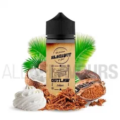 Líquido vaper Joker 100 ml Blackout sin nicotina sabor a tabaco con cacao y crema