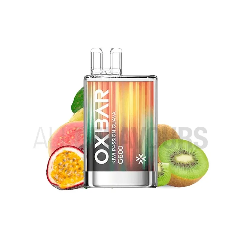 Pod desechable con nicotina Kiwi Passion Guava G600 Oxbar con a deliciosas frutas Pod desechable con nicotina Kiwi Passion Guava G600 Oxbar con a deliciosas frutas