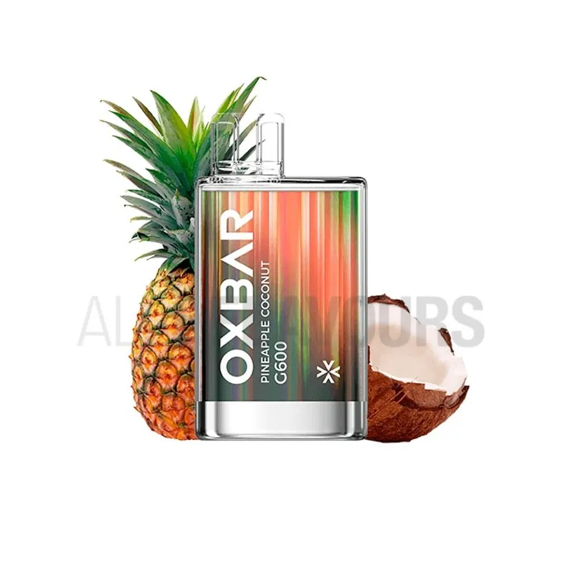 Pod desechable con nicotina Pineapple Coconut G600 Oxbar con sabor a piña y coco Pod desechable con nicotina Pineapple Coconut G600 Oxbar con sabor a piña y coco