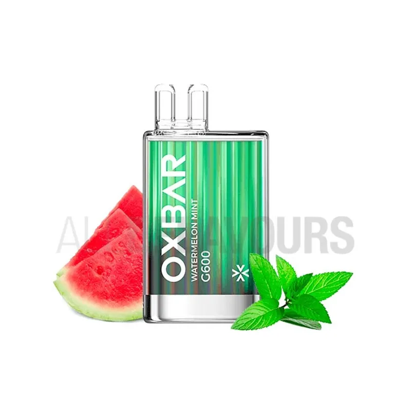 Pod desechable con nicotina Watermelon Mint G600 Oxbar con sabor a sandía y menta Pod desechable con nicotina Watermelon Mint G600 Oxbar con sabor a sandía y menta