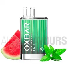 Pod desechable con nicotina Watermelon Mint G600 Oxbar con sabor a sandía y menta