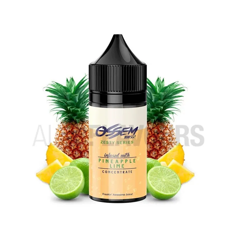 Aroma vapeo Pineapple Lime 30 ml Ossem con sabor a piña y lima Aroma vapeo Pineapple Lime 30 ml Ossem con sabor a piña y lima