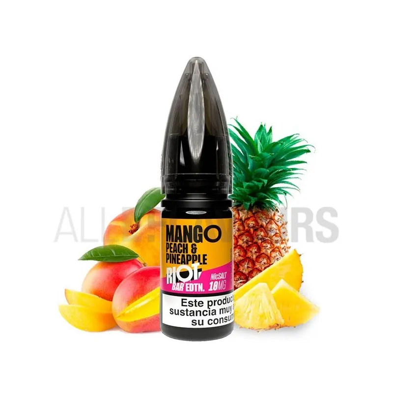líquido sales de nicotina Mango Peach Pineapple Riot Squad sabor frutal tropical líquido sales de nicotina Mango Peach Pineapple Riot Squad sabor frutal tropical