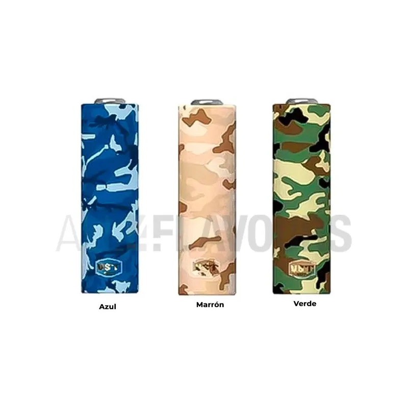 Fundas para batería 18650 modelo camuflaje Fundas para batería 18650 modelo camuflaje
