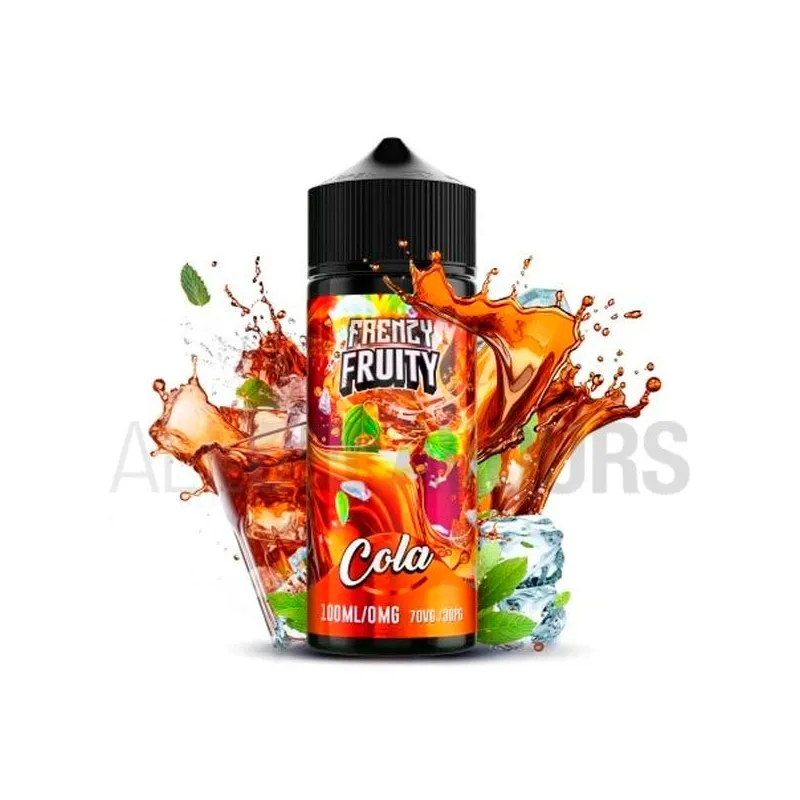 líquido vapeo sin nicotina Frenzy Fruity Cola 100 ml Oil4vap con sabor a refresco de cola líquido vapeo sin nicotina Frenzy Fruity Cola 100 ml Oil4vap con sabor a refresco de cola