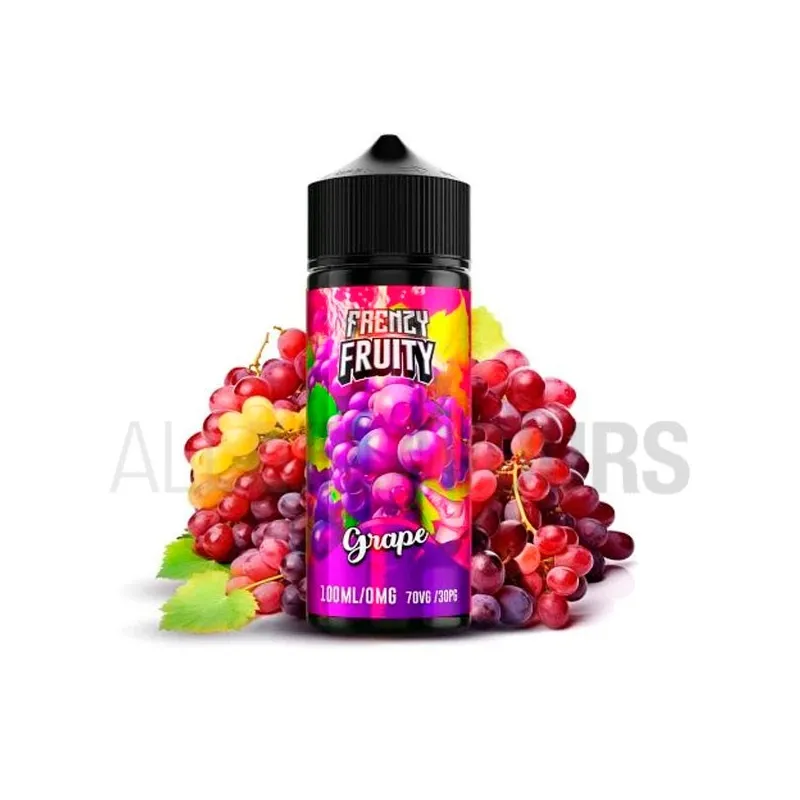 líquido vapeo sin nicotina Frenzy Fruity Grape 100 ml Oil4vap con sabor a uvas líquido vapeo sin nicotina Frenzy Fruity Grape 100 ml Oil4vap con sabor a uvas