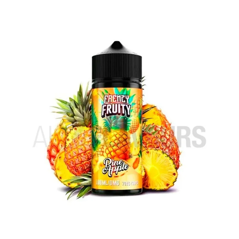 líquido vapeo sin nicotina Frenzy Fruity Pineapple 100 ml Oil4vap con sabor a piña líquido vapeo sin nicotina Frenzy Fruity Pineapple 100 ml Oil4vap con sabor a piña