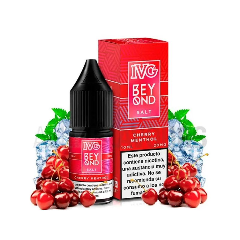 líquido sales de nicotina Cherry Menthol 10 ml 10/20 mg Beyond Salts sabor a grosella fresca líquido sales de nicotina Cherry Menthol 10 ml 10/20 mg Beyond Salts sabor a grosella fresca