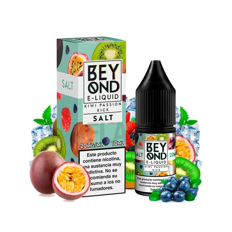 líquido sales de nicotina Kiwi Passion Kick 10 ml 10/20 mg Beyond Salts sabor frutal líquido sales de nicotina Kiwi Passion Kick 10 ml 10/20 mg Beyond Salts sabor frutal