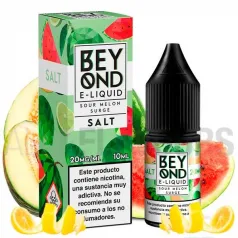líquido sales de nicotina Sour Melon Surge 10 ml 10/20 mg Beyond Salts sabor a melón