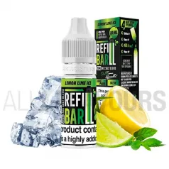 líquido vaper sales nicotina Refill Bar sabor a lima y limón helados