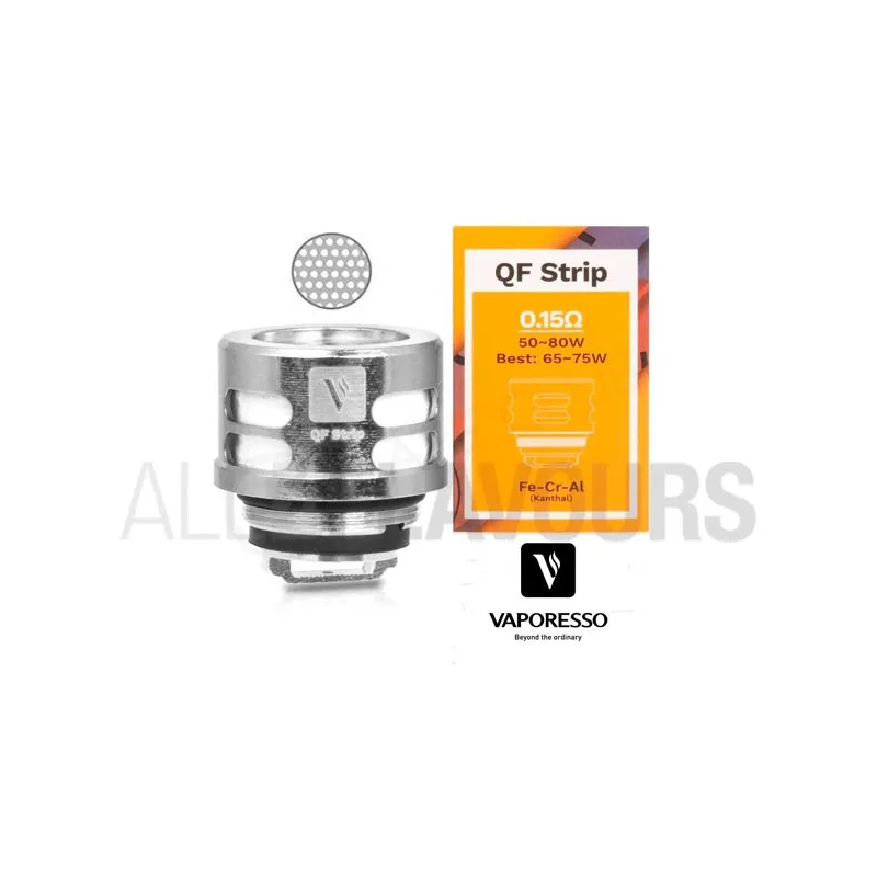Resistencias Vaporesso QF Strips SKRR 0.15 Ohm Resistencias Vaporesso QF Strips SKRR 0.15 Ohm