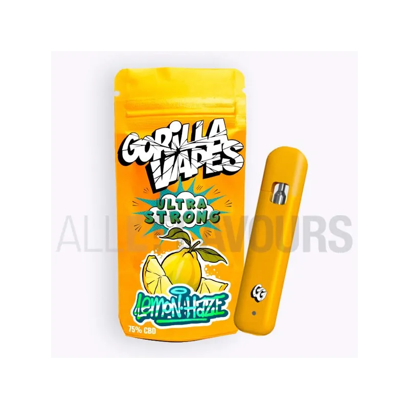 Pod Desechable CBD Ultra Strong Lemon Haze Gorilla Vapes Pod Desechable CBD Ultra Strong Lemon Haze Gorilla Vapes