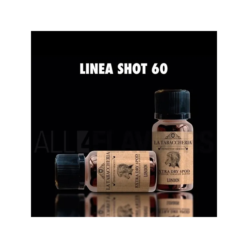 Extracto orgánico tabaco sin nicotina london 20 ml extradry para pod La Tabaccheria Extracto orgánico tabaco sin nicotina london 20 ml extradry para pod La Tabaccheria