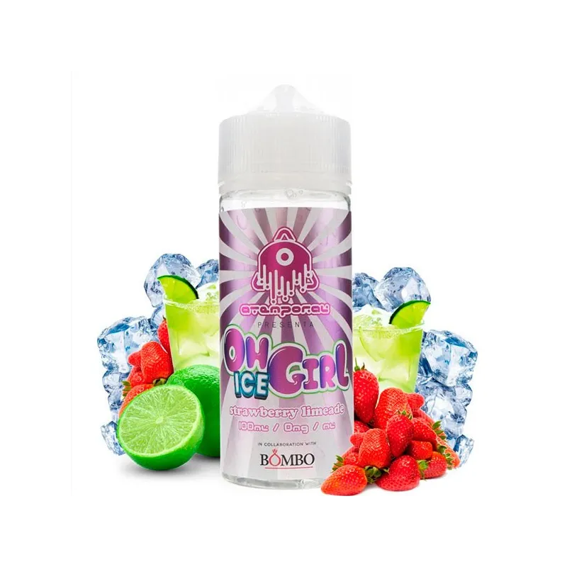 Líquido vaper 100 ml sabor fresa con lima Oh Girl IceAtemporal the mind flyer Líquido vaper 100 ml sabor fresa con lima Oh Girl IceAtemporal the mind flyer