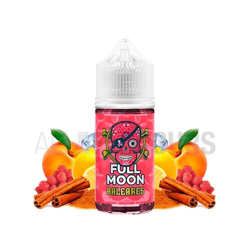 aroma vapeo con sabor frutal fresco Baleares 30 ml Full Moon aroma vapeo con sabor frutal fresco Baleares 30 ml Full Moon