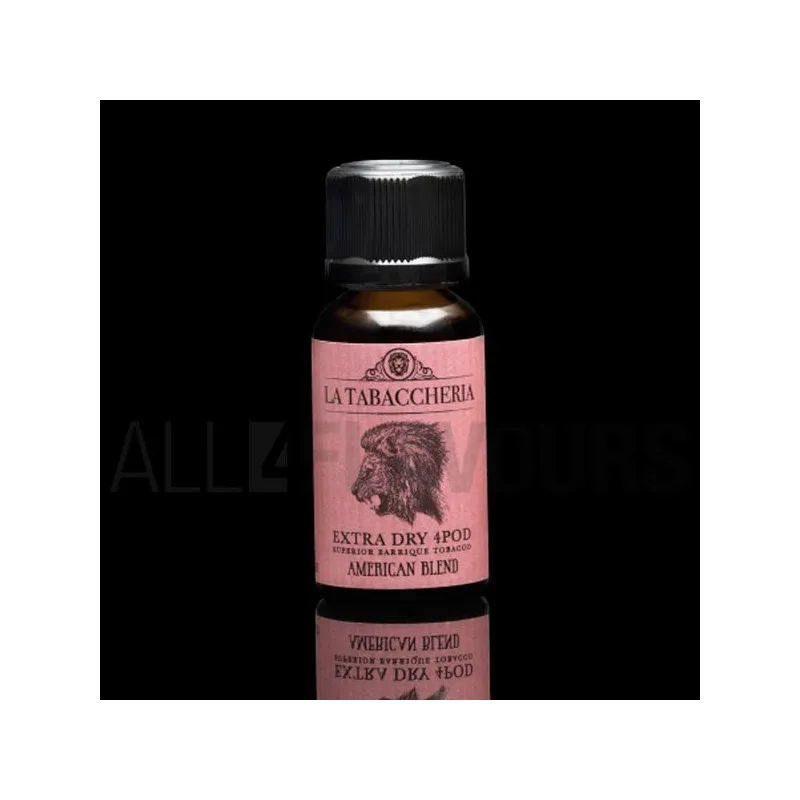 Extracto orgánico tabaco sin nicotina American Blend 20 ml extradry para pod La Tabaccheria Extracto orgánico tabaco sin nicotina American Blend 20 ml extradry para pod La Tabaccheria