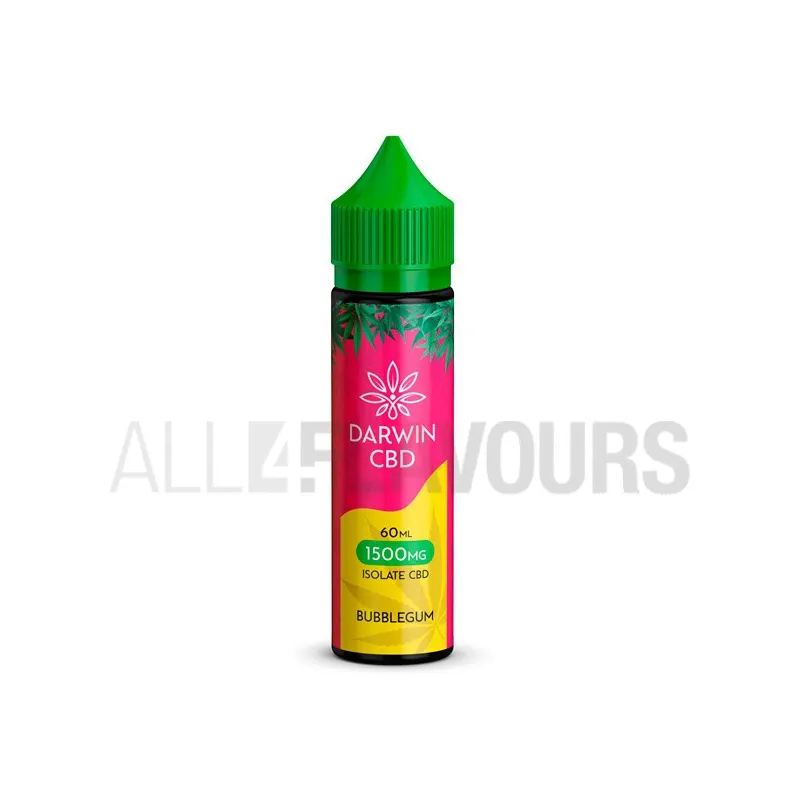 Líquido vaper CBD Darwin con sabor a chicle 1500 mg de CBD con terpenos Líquido vaper CBD Darwin con sabor a chicle 1500 mg de CBD con terpenos