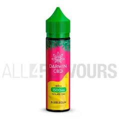 Líquido vaper CBD Darwin con sabor a chicle 1500 mg de CBD con terpenos