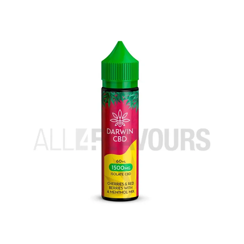 Líquido vaper CBD Darwin con sabor a cereza y frutos del bosque 1500 mg de CBD con terpenos Líquido vaper CBD Darwin con sabor a cereza y frutos del bosque 1500 mg de CBD con terpenos