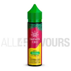 Líquido vaper CBD Darwin con sabor a cereza y frutos del bosque 1500 mg de CBD con terpenos