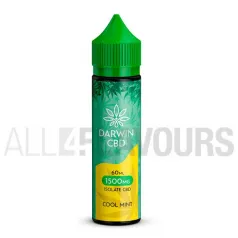 Líquido vaper CBD Darwin con sabor a menta 1500 mg de CBD con terpenos