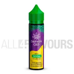 Líquido vaper CBD Darwin con sabor a   frutos del bosque y grosellas negras 1500 mg de CBD con terpenos