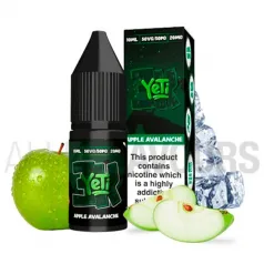 líquido con sales de nicotina Apple Avalanche de Yeti con sabor a manzana