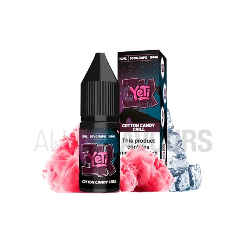 líquido con sales de nicotina Cotton Candy de Yeti con sabor algodón de azucar líquido con sales de nicotina Cotton Candy de Yeti con sabor algodón de azucar