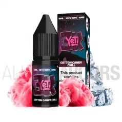 líquido con sales de nicotina Cotton Candy de Yeti con sabor algodón de azucar