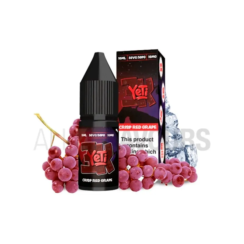 líquido con sales de nicotina Crisp Red Grape de Yeti con sabor a uva líquido con sales de nicotina Crisp Red Grape de Yeti con sabor a uva